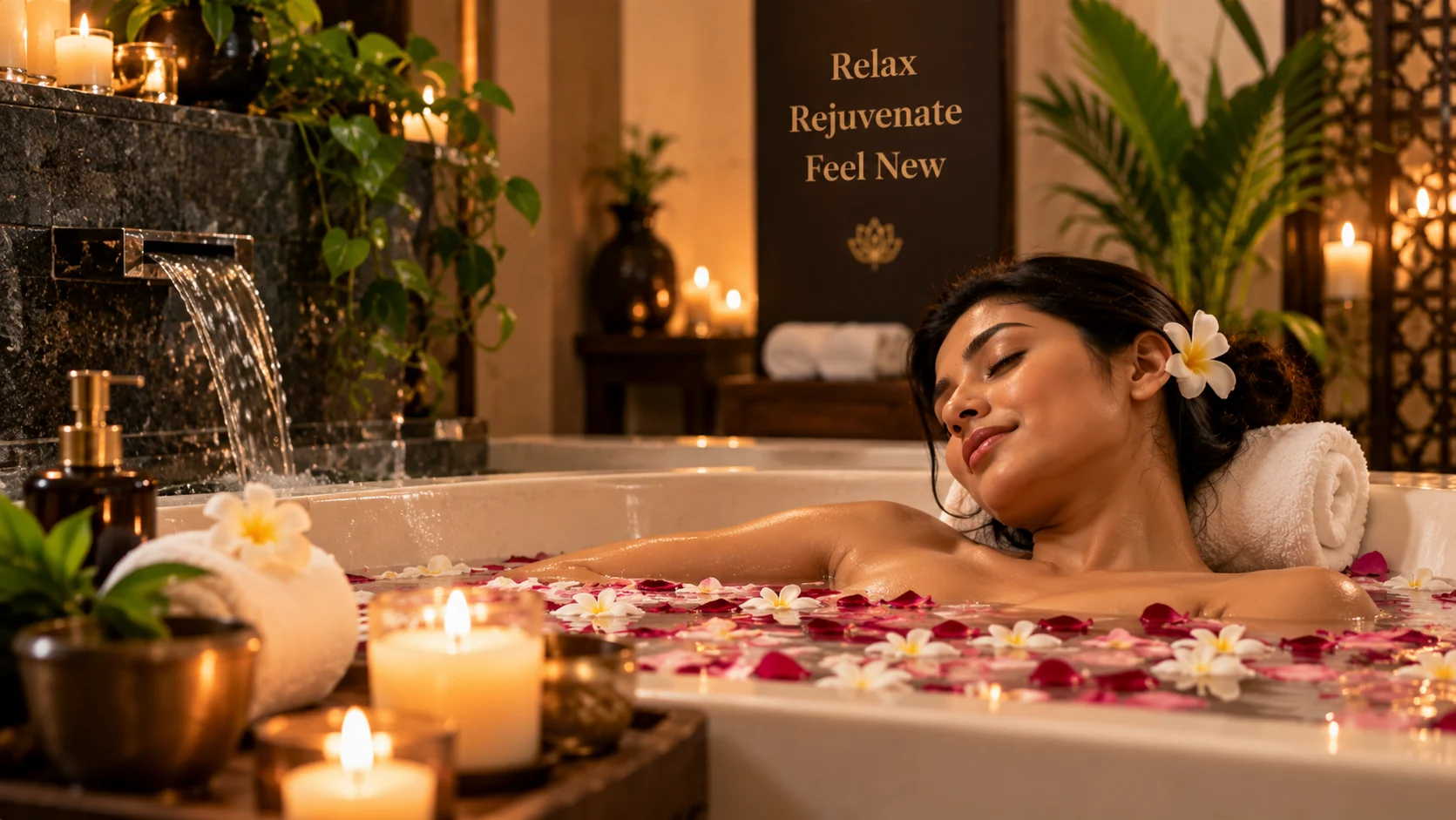 Relaxing Swedish massage wellness setting at Flip Body Spa Gurgaon