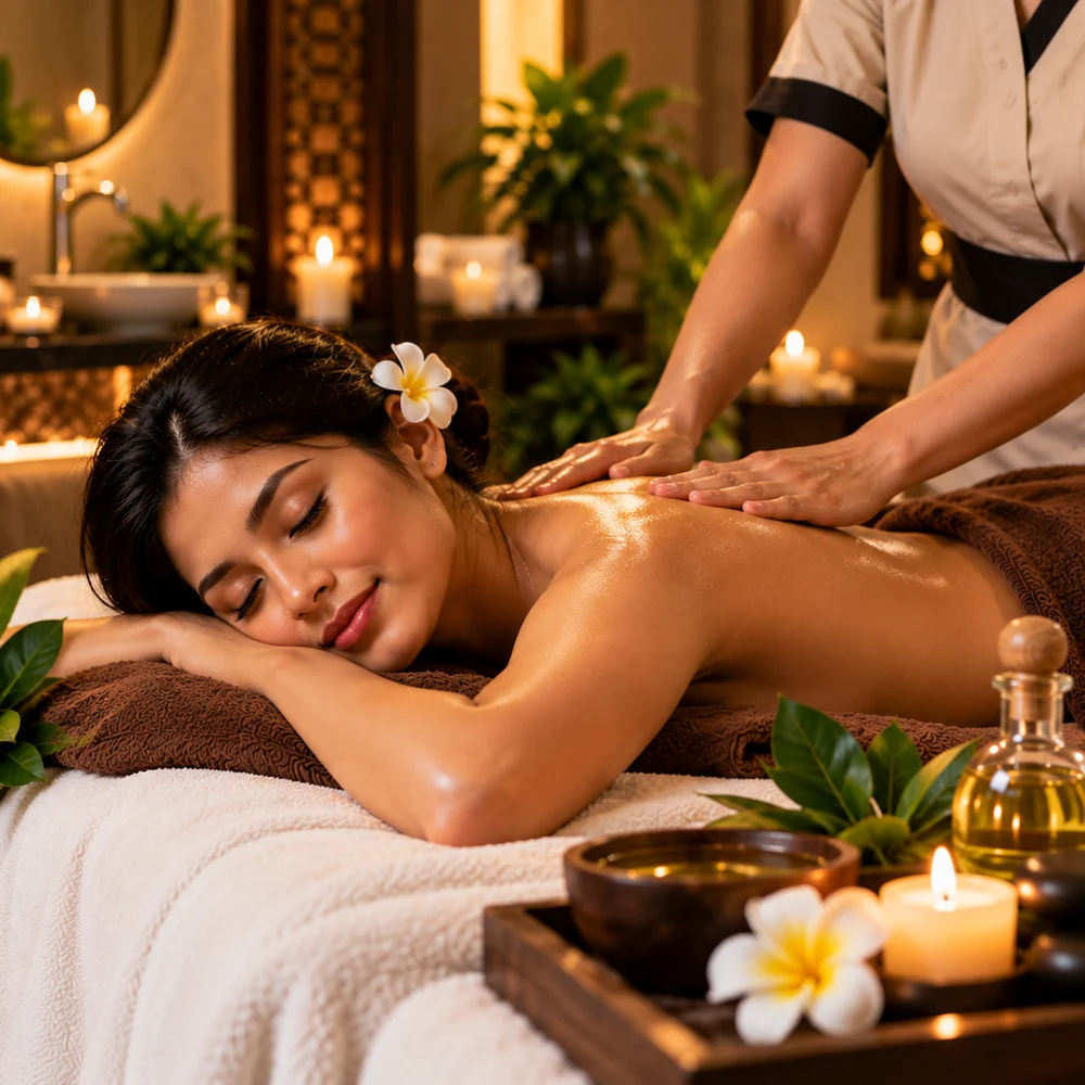 Full body massage in Gurgaon in a relaxing spa setting